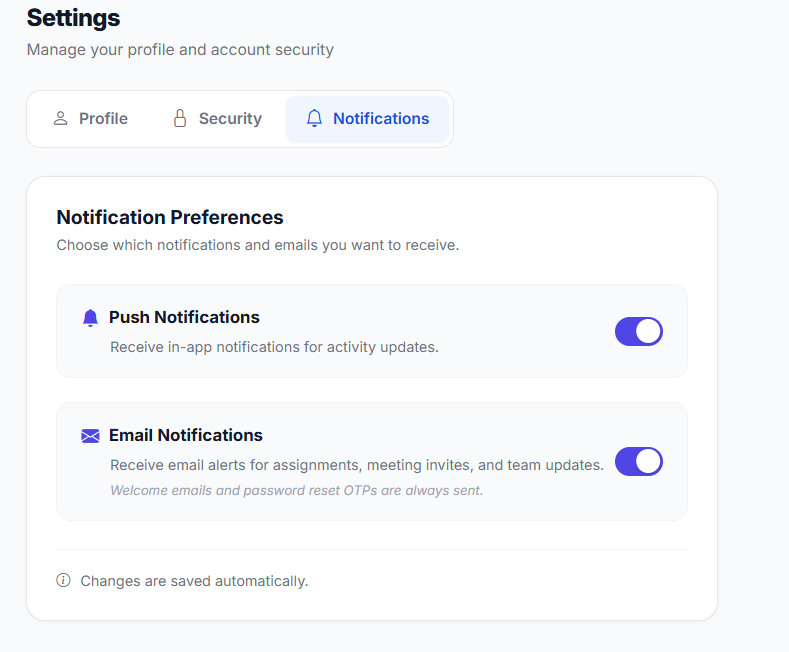 Notifications